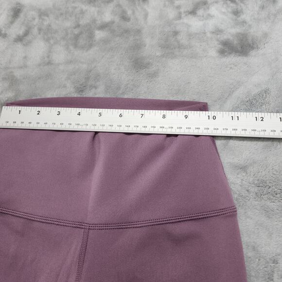 Yogalicious Lux Leggings Womens XS Pink Purple High Rise Ankle Stretch Workout - Picture 5 of 9